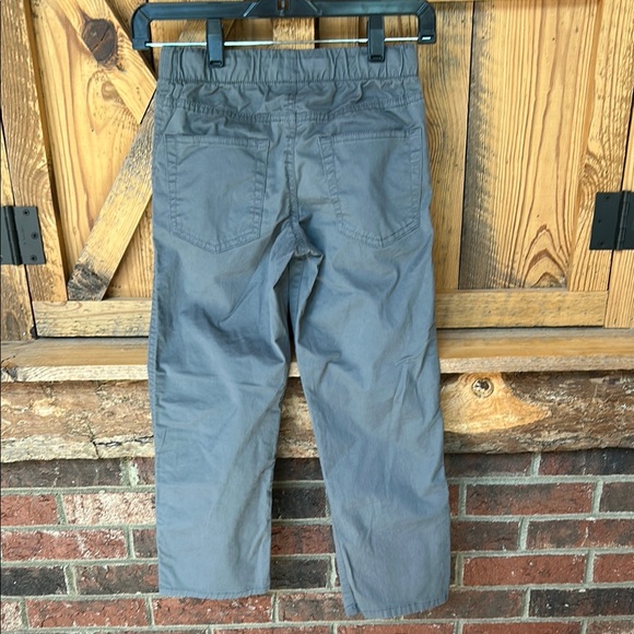 Boys Stylish Gray Pants with Drawstring Waist - Picture 2 of 4